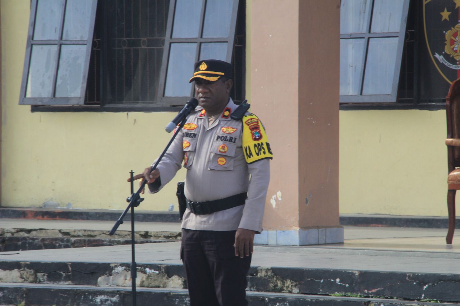 Kapolres Maybrat Kompol Ruben Obet Kbarek,S.I.K
