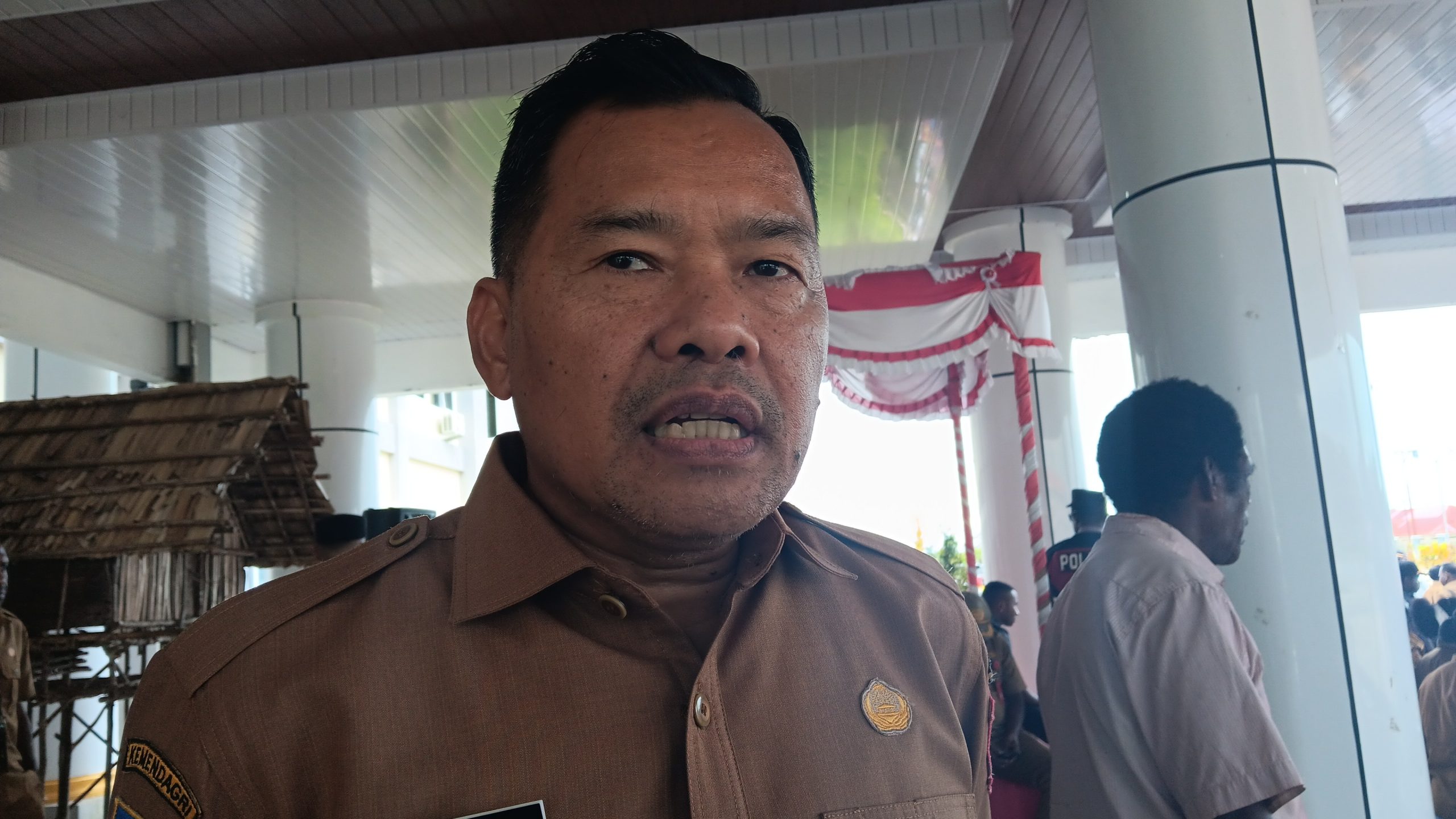 Kepala BPPKAD PROV PBD Dr. Harjito. B. S.STP. MSi , Senin (23/06/2025)
